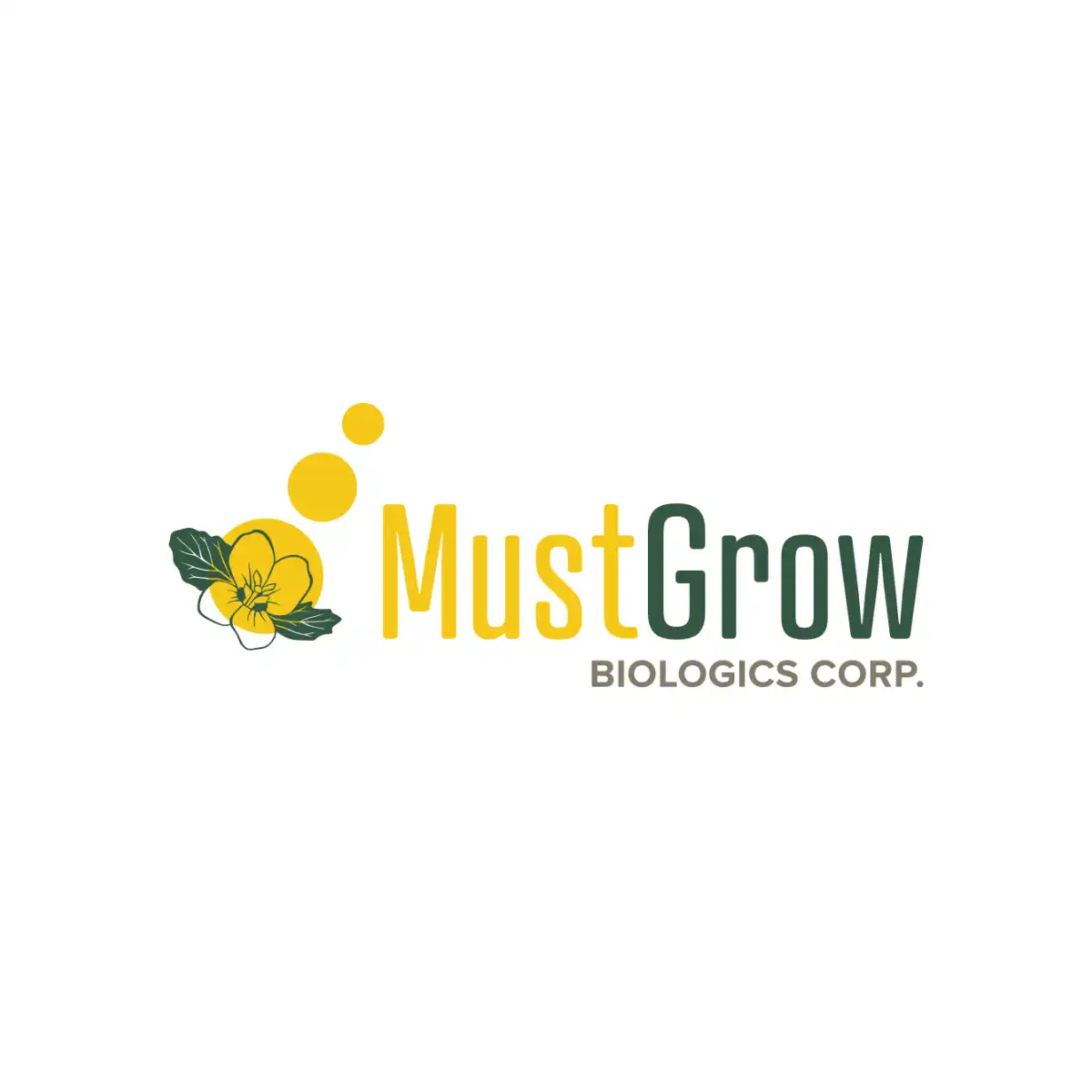 Logo for MustGrow Biologics Corp.